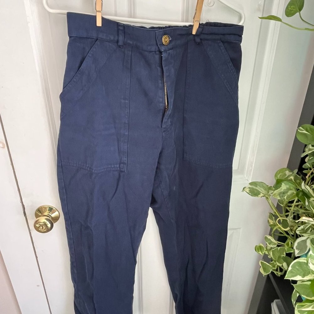 Big Bud Press, Work Pants, Navy Blue, Medium